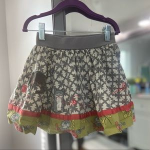 Size 4 Matilda Jane Pretty Kitty circle skirt Fall 2014 “Secret Fields”